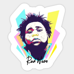 Wpap Pop Art Rod Wave Sticker